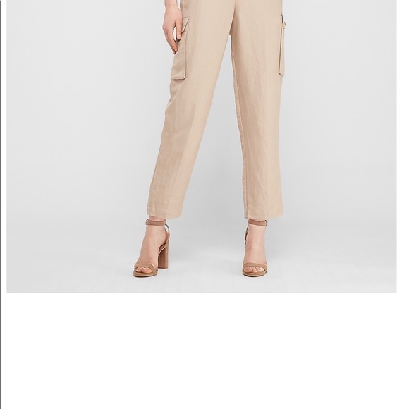 Express Linen blend jumpsuit - Picture 3 of 3